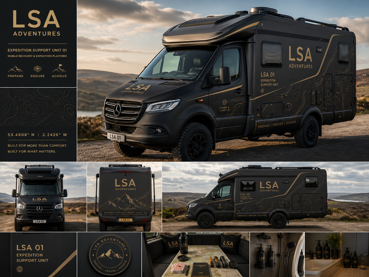 LSA Expedition Support Vehicle — custom Mercedes expedition platform